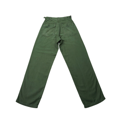 U.S. Army Utility Pants – OG-107 Cotton Sateen (1960s–70s)