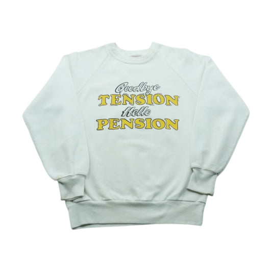 Pennant “Goodbye Tension, Hello Pension” Crewneck