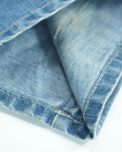 Marithé + François Girbaud Faded Indigo Denim Pants