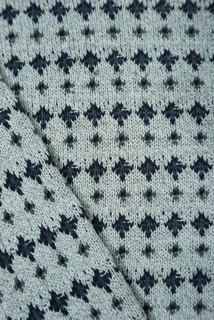 TOWNCRAFT Geometric Pattern Knit Sweater