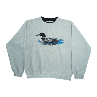 SANTEE Heavyweight Loon Graphic Crewneck