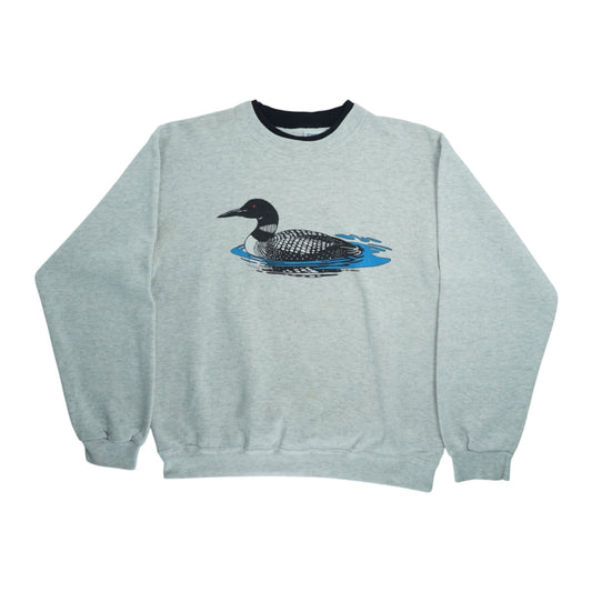 SANTEE Heavyweight Loon Graphic Crewneck