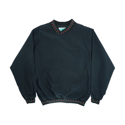St. Martin Quilted Crewneck Pullover