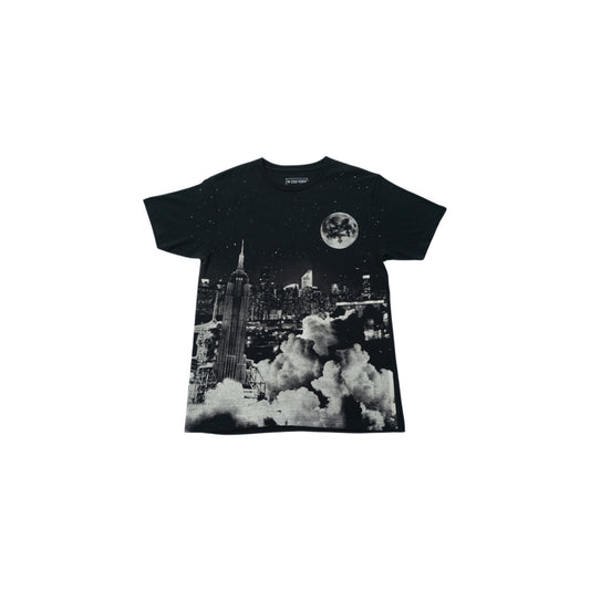ZOO YORK / All Over Print Tee / NYC Skyline × Full Moon