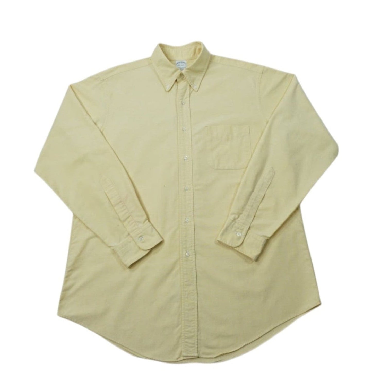 Brooks Brothers Oxford Shirt – Pale Yellow