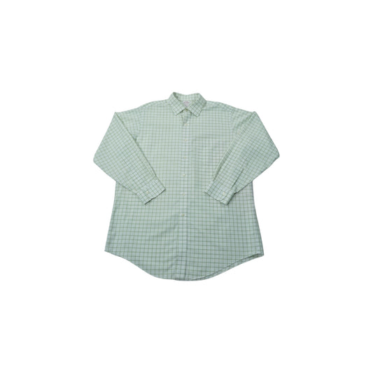 Brooks Brothers Button Down Shirt – Pale Mint Grid