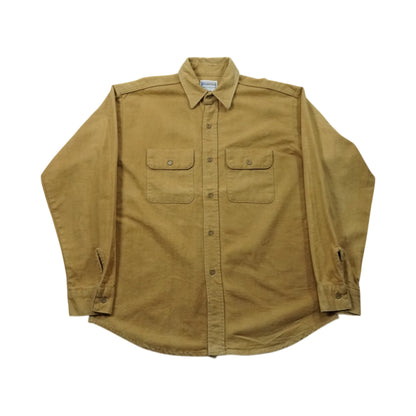 FIVE BROTHER Heavy Flannel Shirt Mustard (L–XL)