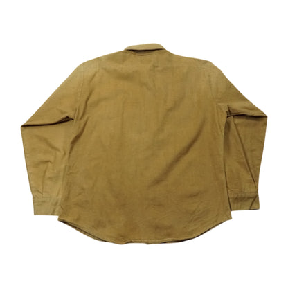 FIVE BROTHER Heavy Flannel Shirt Mustard (L–XL)