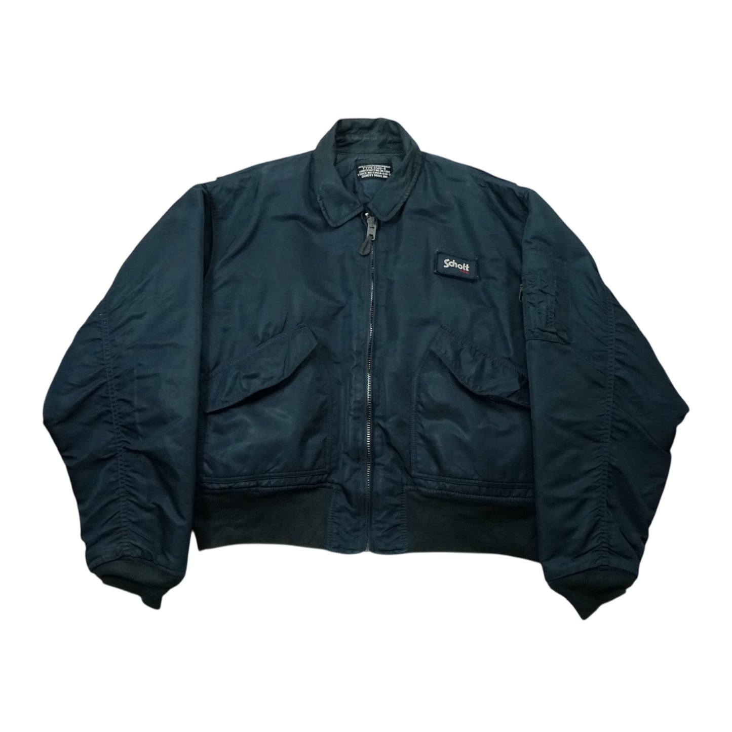 Schott CWU-R Flight Jacket – Teal Green (XL) / USA