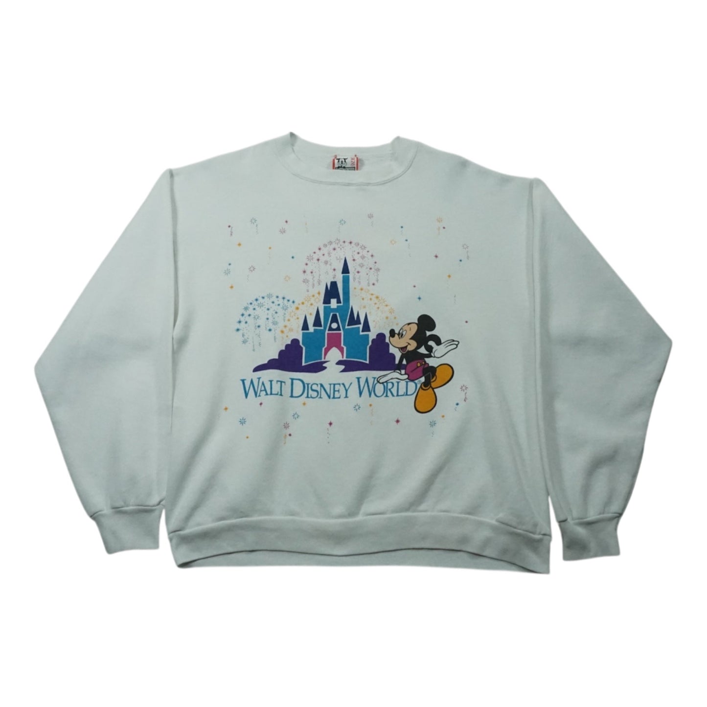 Disney Designs “Walt Disney World” Crewneck Sweatshirt White (L)
