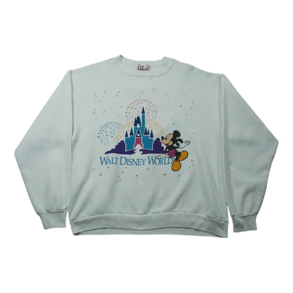 Disney Designs “Walt Disney World” Crewneck Sweatshirt White (L)