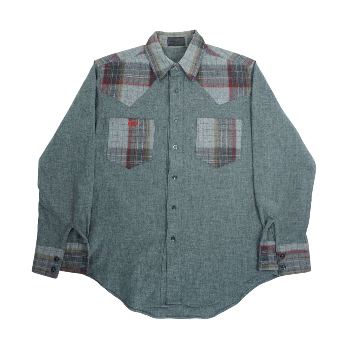 Pendleton Plaid Panel Western Shirt